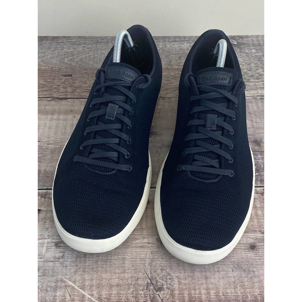 Cole Haan Grand OS Crosscourt Casual Shoes Blue Sneakers C27437 Mens Size 12M